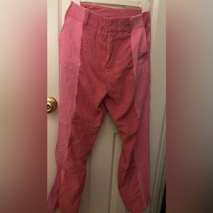 Pink Straight Jeans